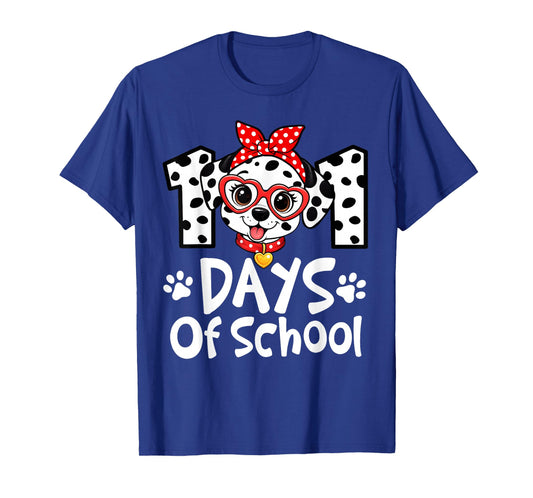 100 Days of School Teacher Student Kids Groovy Funny Dogs T-Shirt