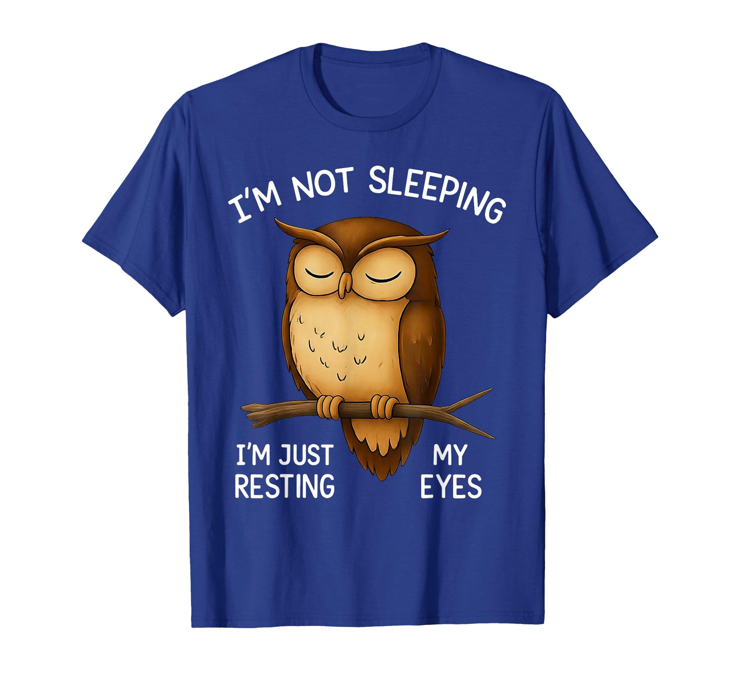 Owl I'm Not Sleeping I'm Just My Resting Eyes T-Shirt