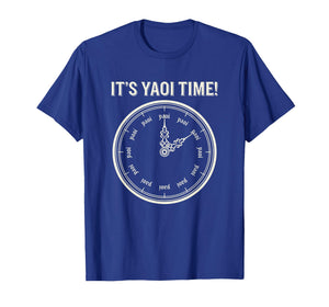 Anime Yaoi Clock, It's Yaoi Time! BL Otaku Manga Fan Design T-Shirt