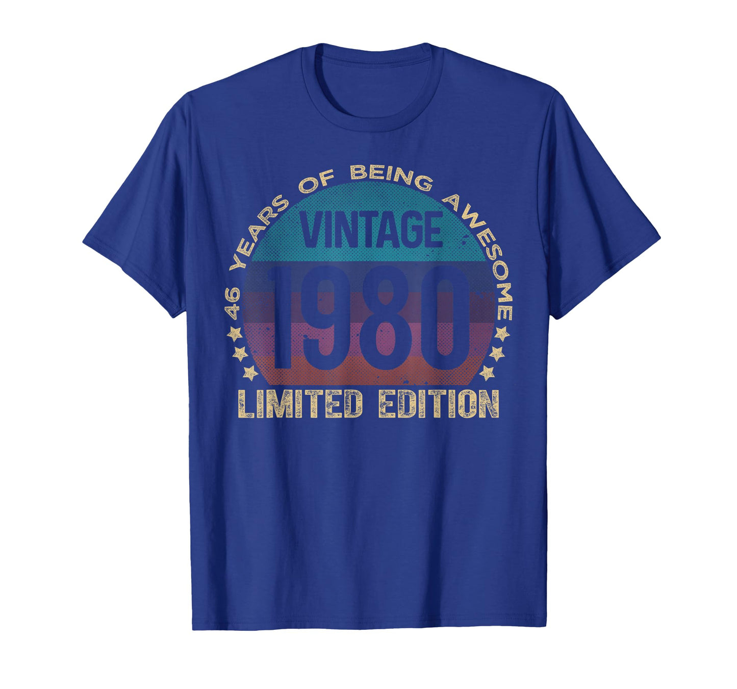 46 Year Old Gifts Vintage 1980 Limited Edition 46th Birthday T-Shirt