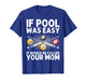 Best Pool Design for Men Women Billiards Lover Pool Player T-Shirt