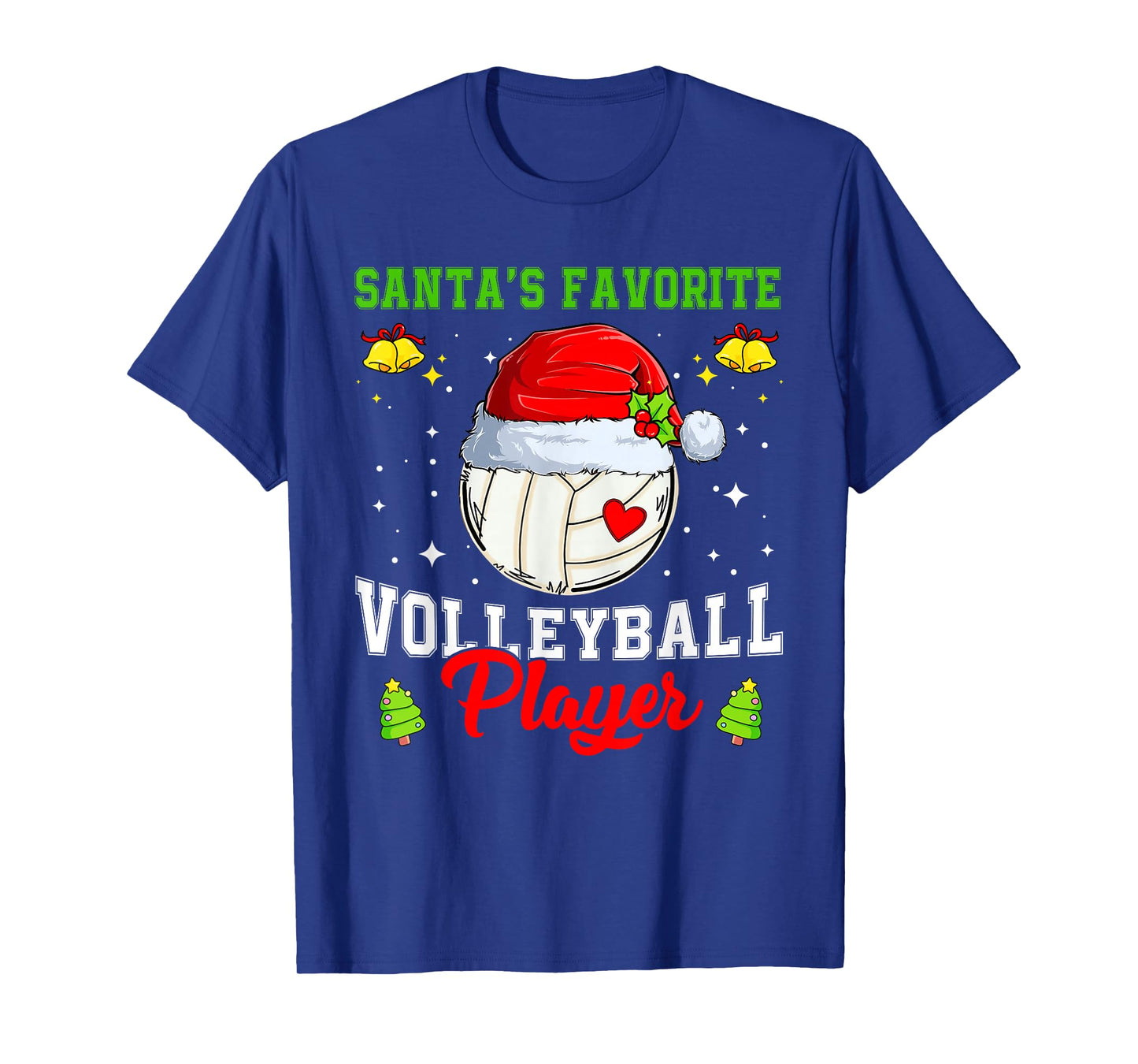 Santa's Favorite Volleyball Player Christmas Pajamas Men T-Shirt