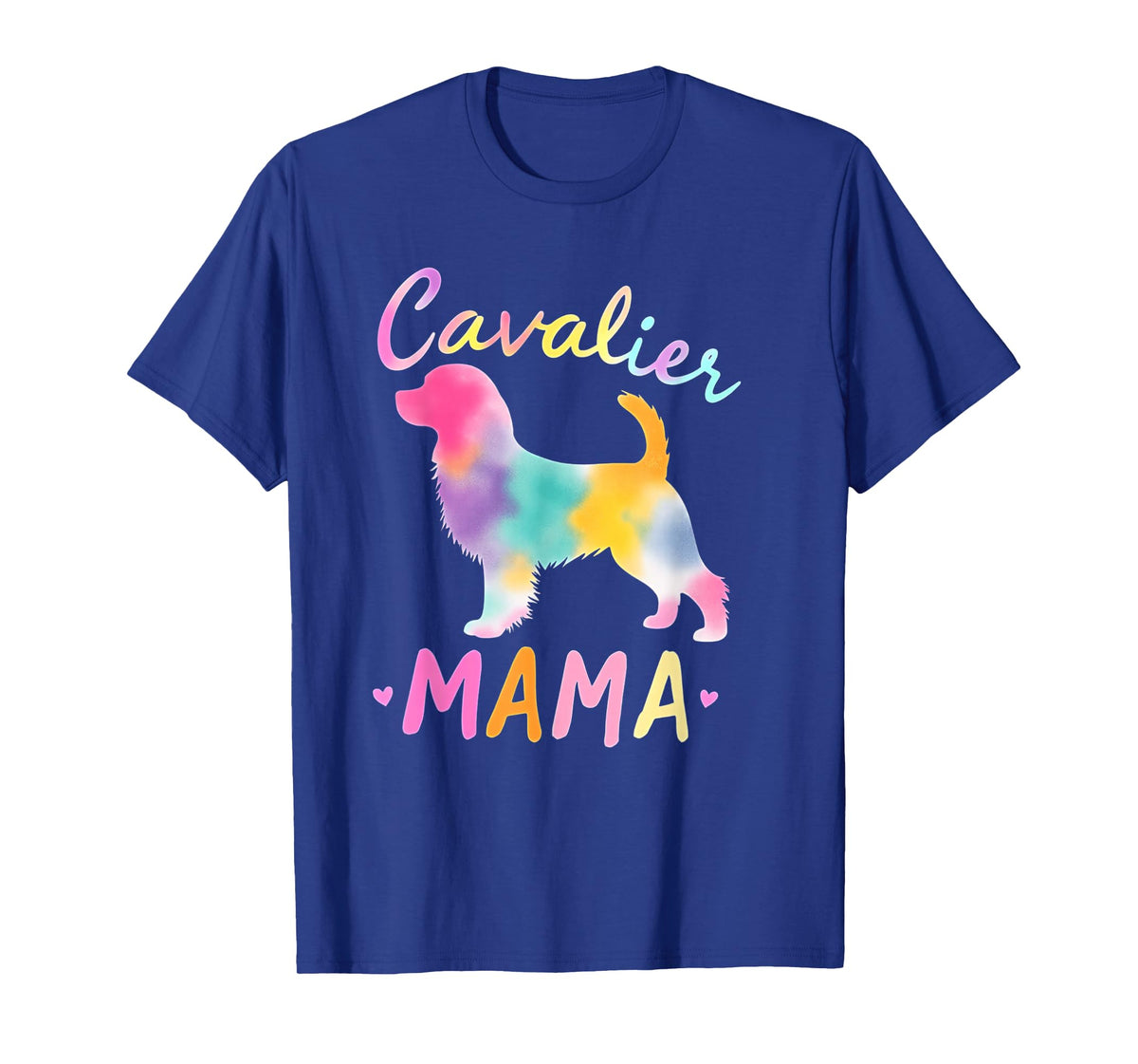 Cavalier King Charles Spaniel Mama Color Charles Spaniel Mom T-Shirt
