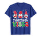 Caregiver Vibes Gnome Nurse Xmas Light Stethoscope Christmas T-Shirt