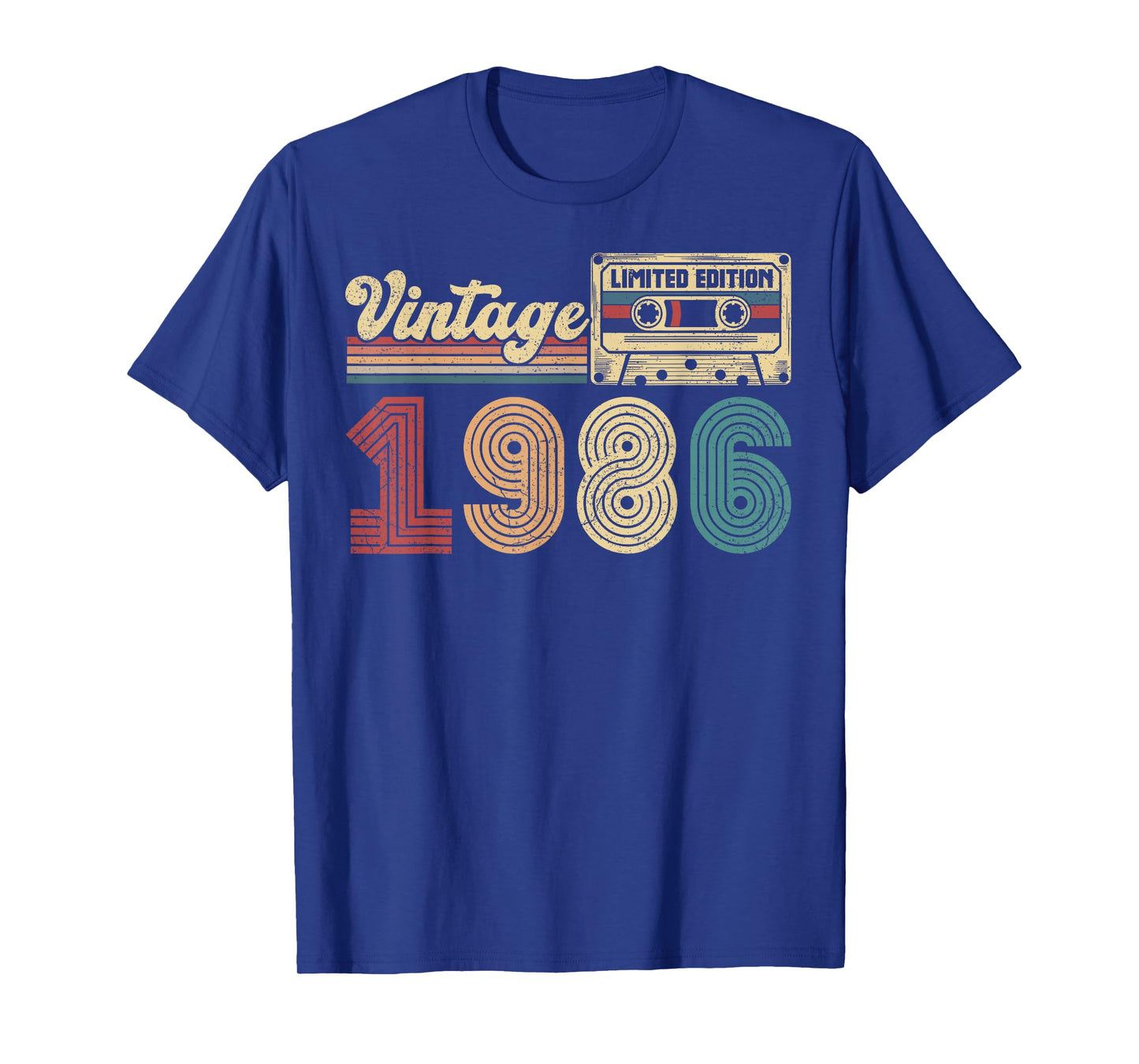 40 Year Old Vintage 1986 40th Birthday Cassette Tape T-Shirt