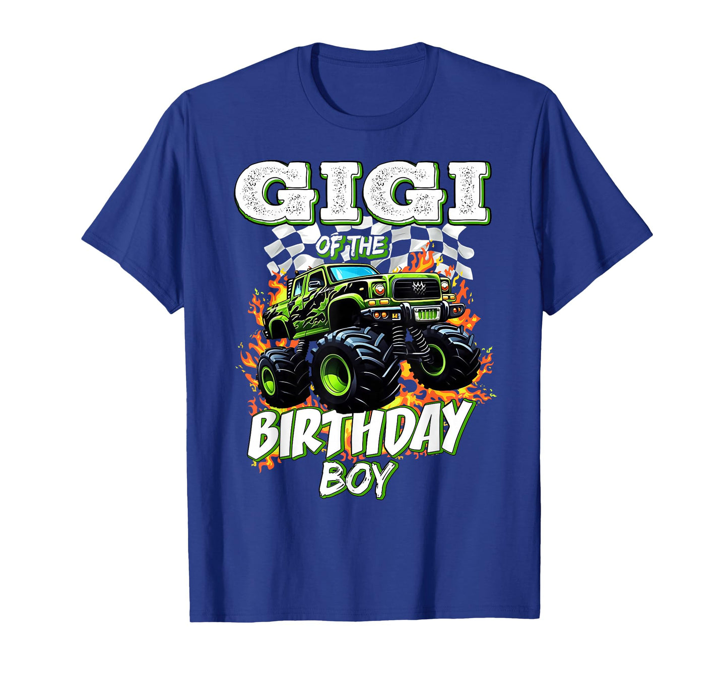 Gigi of The Birthday Boy Monster Truck Birthday Kids T-Shirt