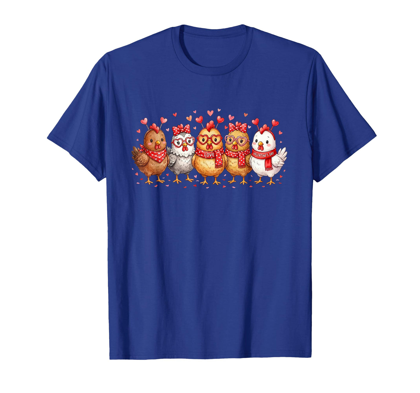 Funny Chicken Valentine Shirt for Women Farm Tees Farm Girl T-Shirt