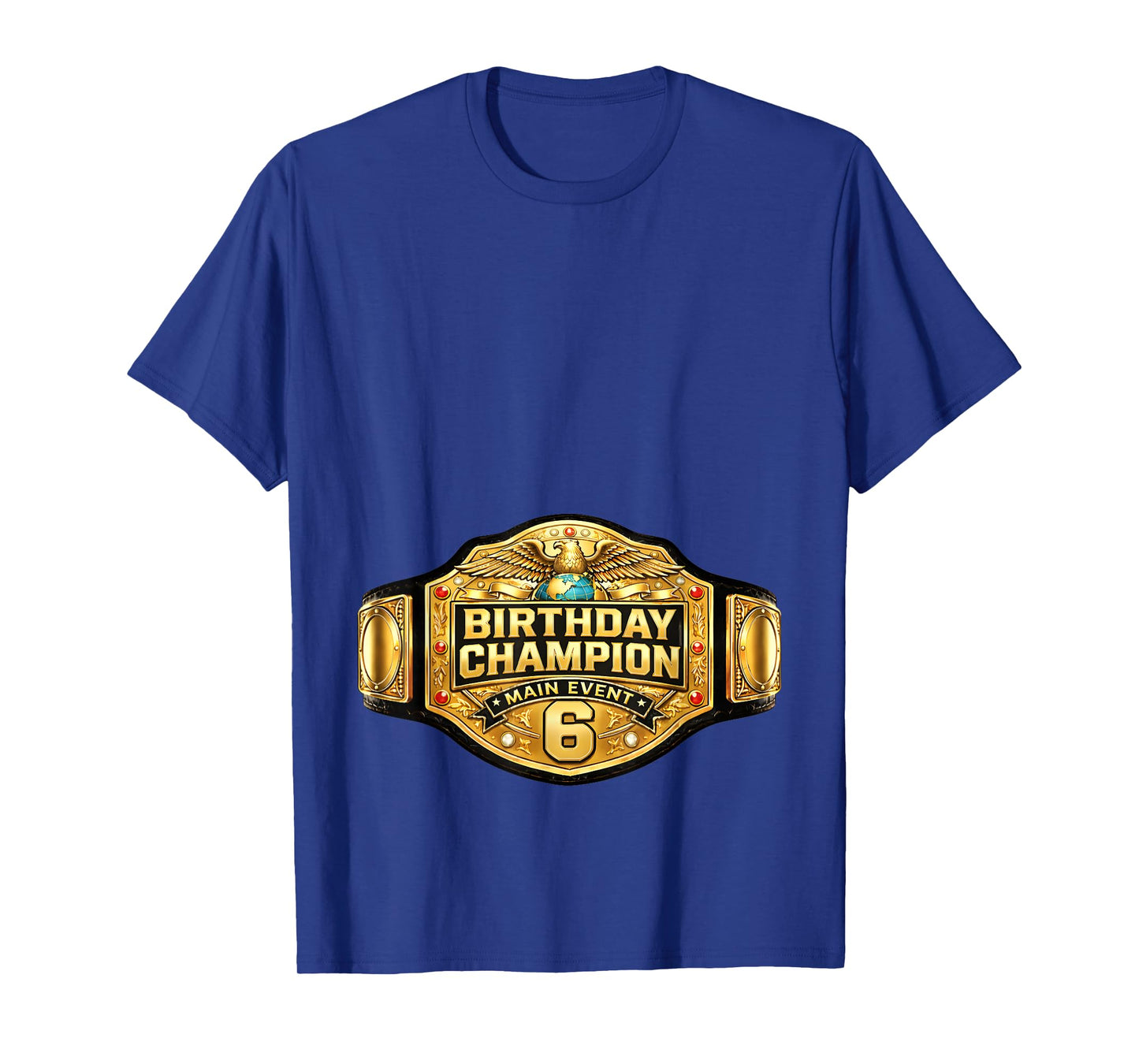 6th Wrestler Birthday Wrestling Champion Party Kids Boys T-Shirt