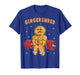 Gingershred Funny Gingerbread Man Gym Bodybuilding Christmas T-Shirt
