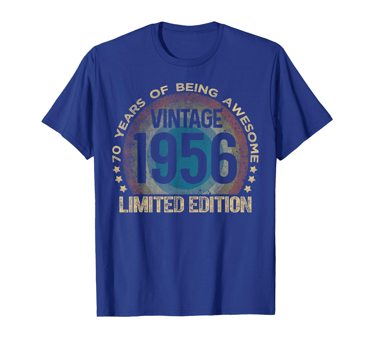 70 Year Old Gifts Vintage 1956 Limited Edition 70th Birthday T-Shirt