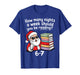 How Many Nights Reading Teacher 67 Christmas Six Seven Santa T-Shirt