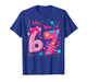 7th Birthday Girl I was 6 Now I'm 7 Year Old Girl Birthday T-Shirt