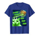 Glerp Glorp Funny Alien Cat Brainrot Gen Z Alpha Slang Meme T-Shirt