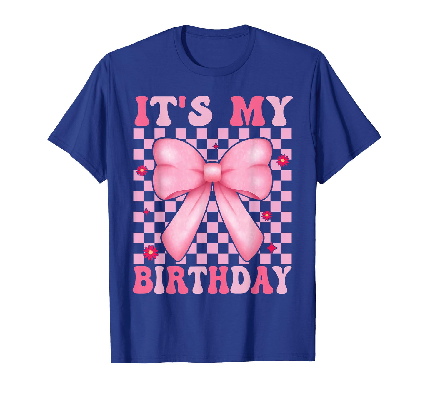 It's My Birthday Pink Coquette Bow Birthday Girls Women Teen T-Shirt