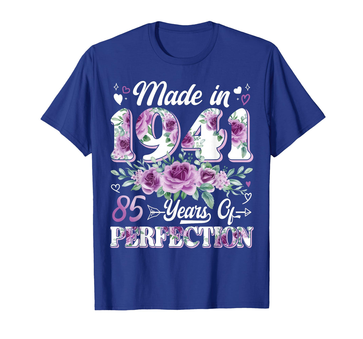 85 Year Old Made in 1941 Floral 85th Birthday Women T-Shirt