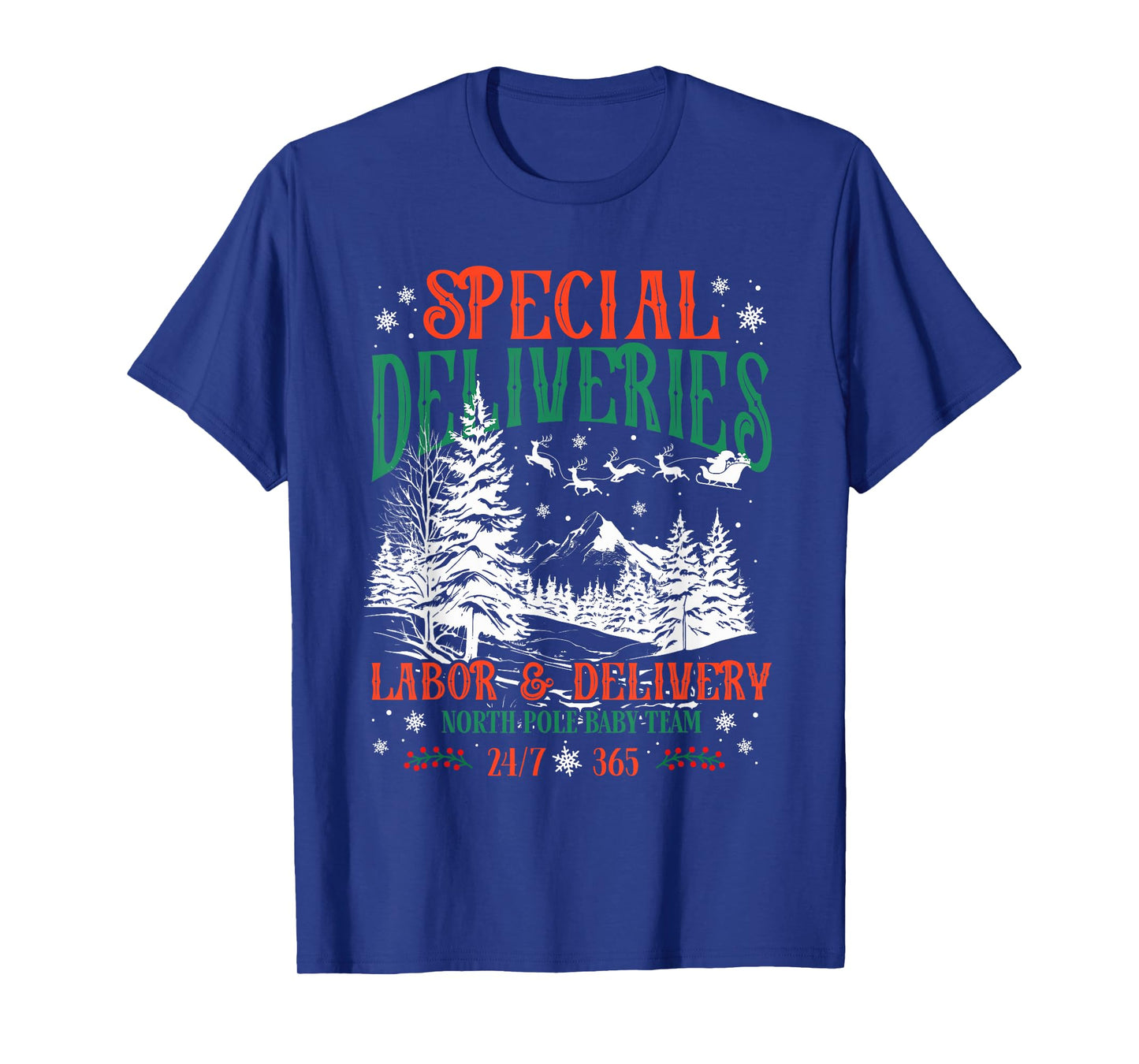 Special Deliveries Labor and Delivery Christmas for Nurses T-Shirt