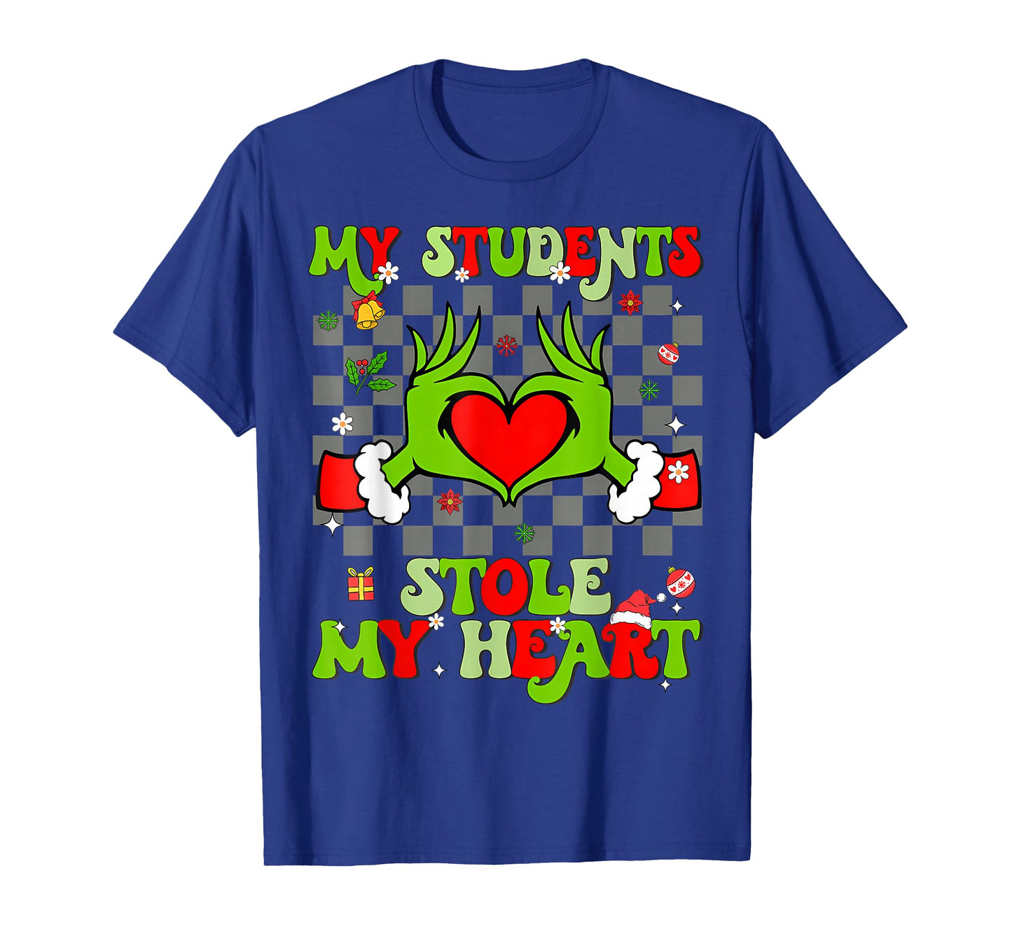 Tis The Season Christmas Funny My Students Stole My Heart T-Shirt
