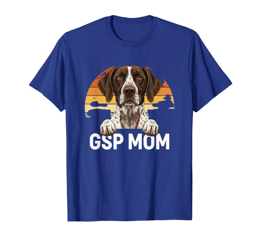 Dog GSP Mom, German Shorthaired Pointer Mom for Hunting Dog T-Shirt