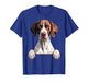 English Pointer Funny Peeking Pocket Puppy Dog Lover T-Shirt