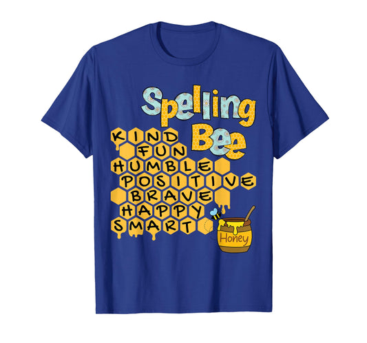 Spelling Bee Kind Positive Kindness Women Funny Teacher T-Shirt