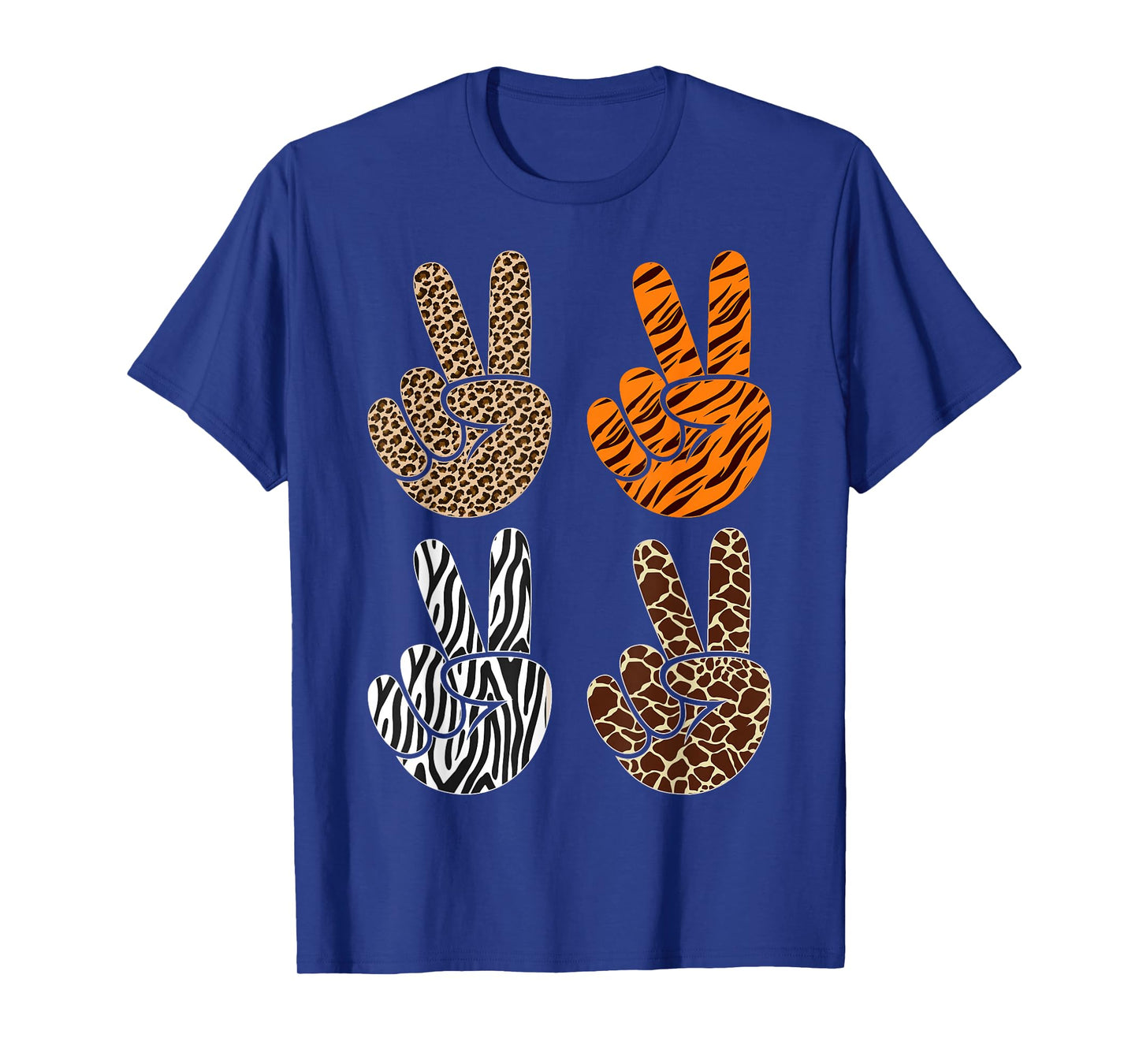 Cute Peace Sign Clothes Kids Toddler Boys Animal Print Girls T-Shirt