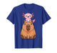 Funny Capybara Axolotl Kawaii Kids Boys Girls Animal Lover T-Shirt