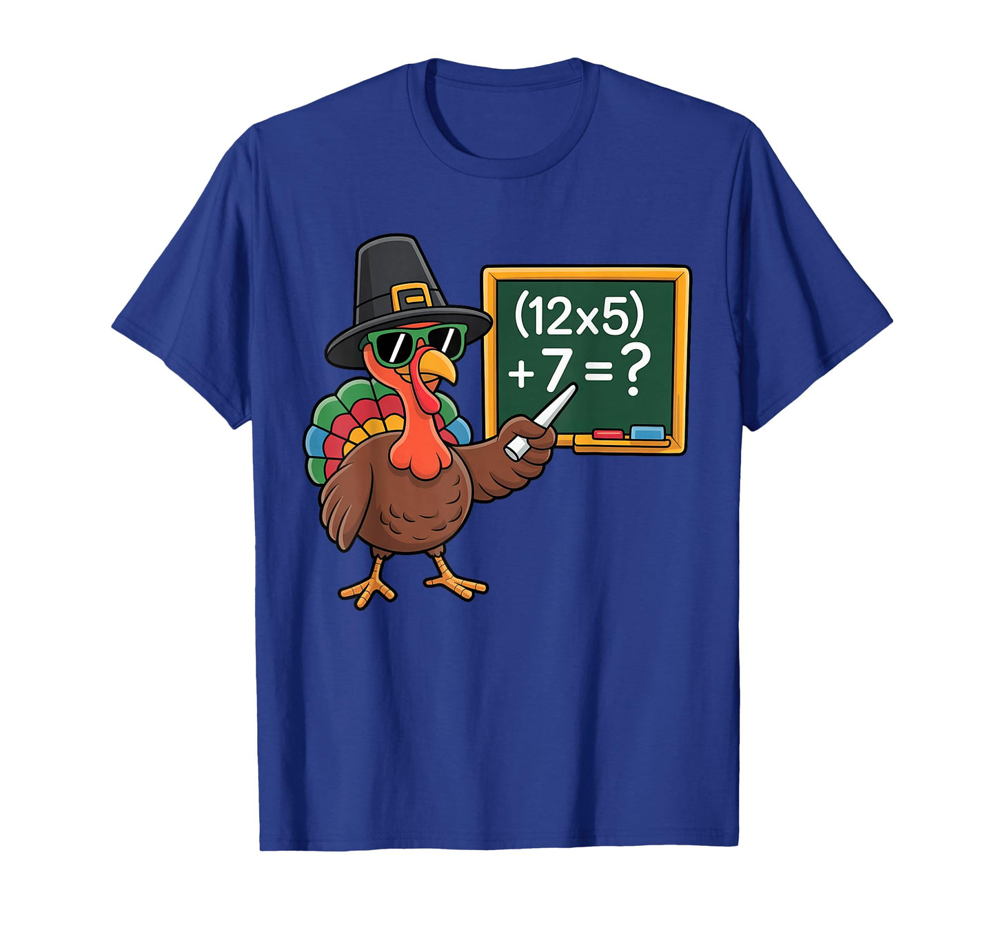 67 Thanksgiving Turkey Math Teacher Six Seven T-Shirt