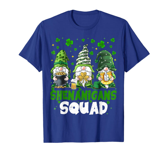St Patricks Day Gnomes Shenanigans Squad Saint Pattys Women T-Shirt