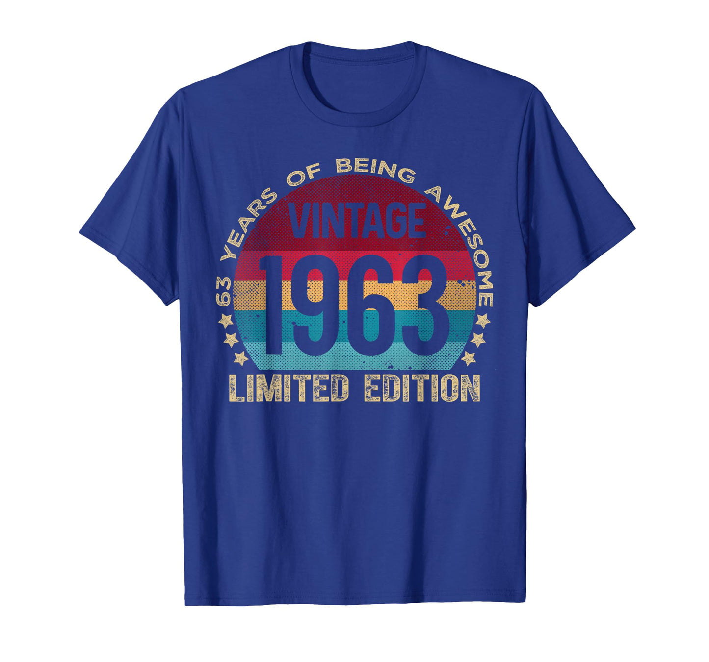 63 Year Old Gifts Vintage 1963 Limited Edition 63rd Birthday T-Shirt