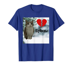 Meowl Meme Cat Owl Sybau Cursed Memes Brainrot Memes Dank T-Shirt