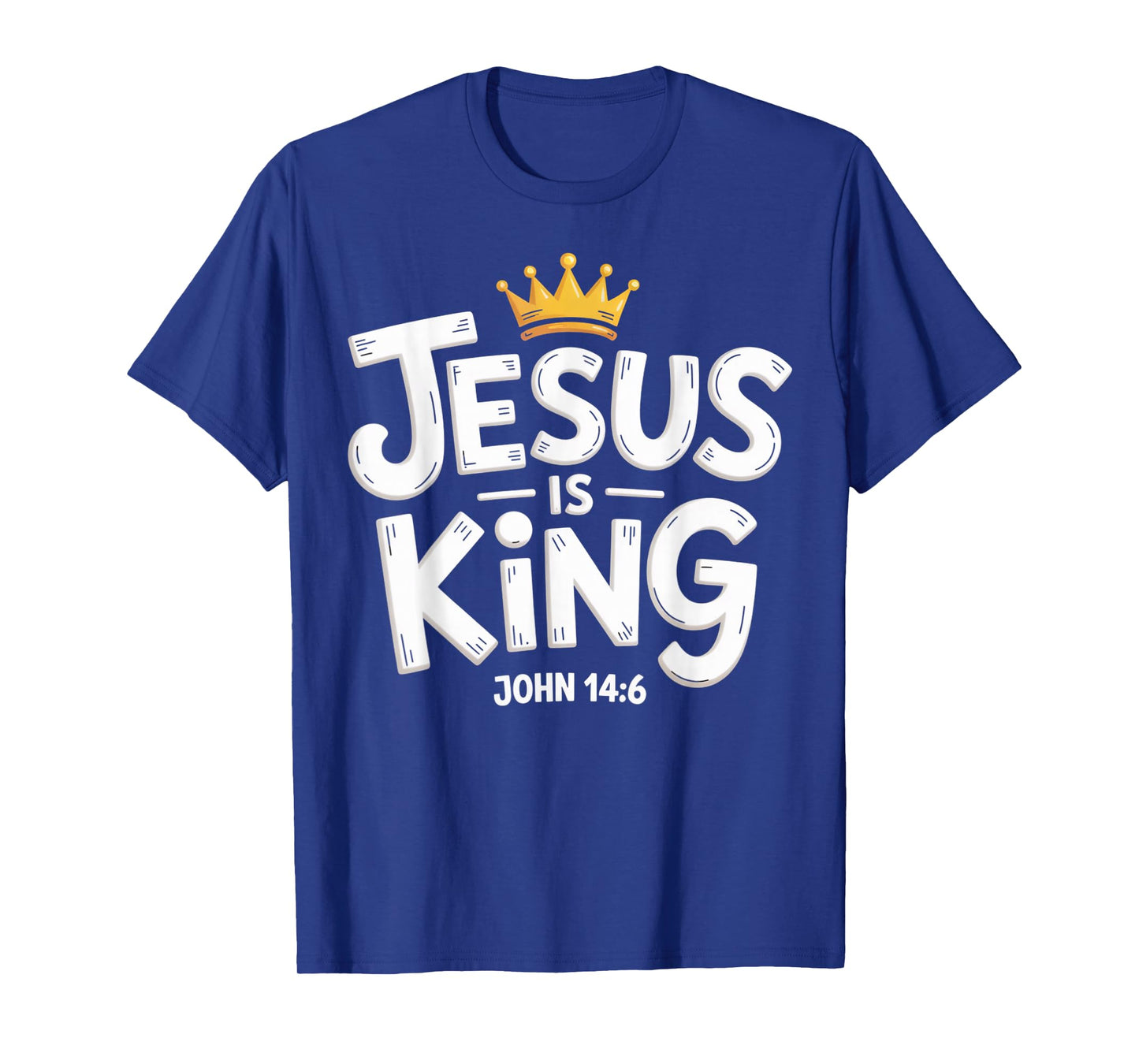 Jesus is King Christian Men T-Shirt