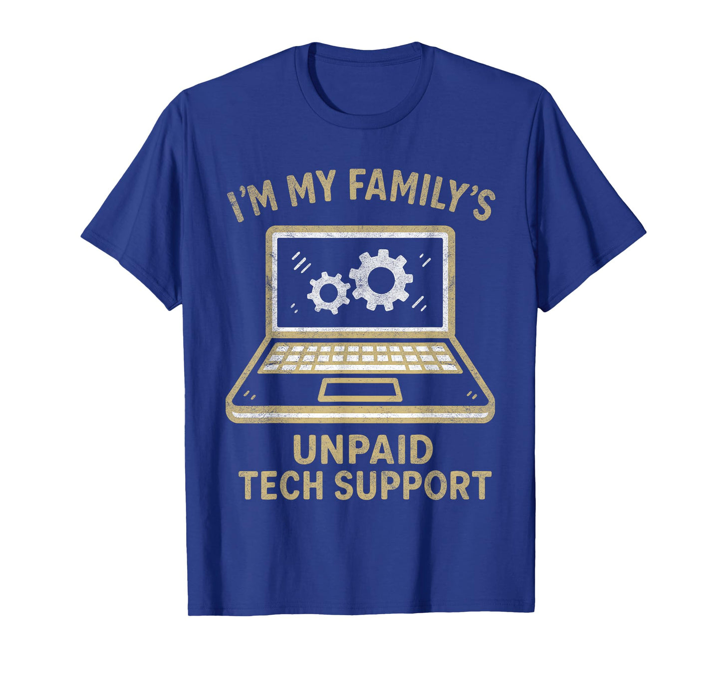 Funny Family Computer Helper Unpaid Geek Nerd Gifts T-Shirt