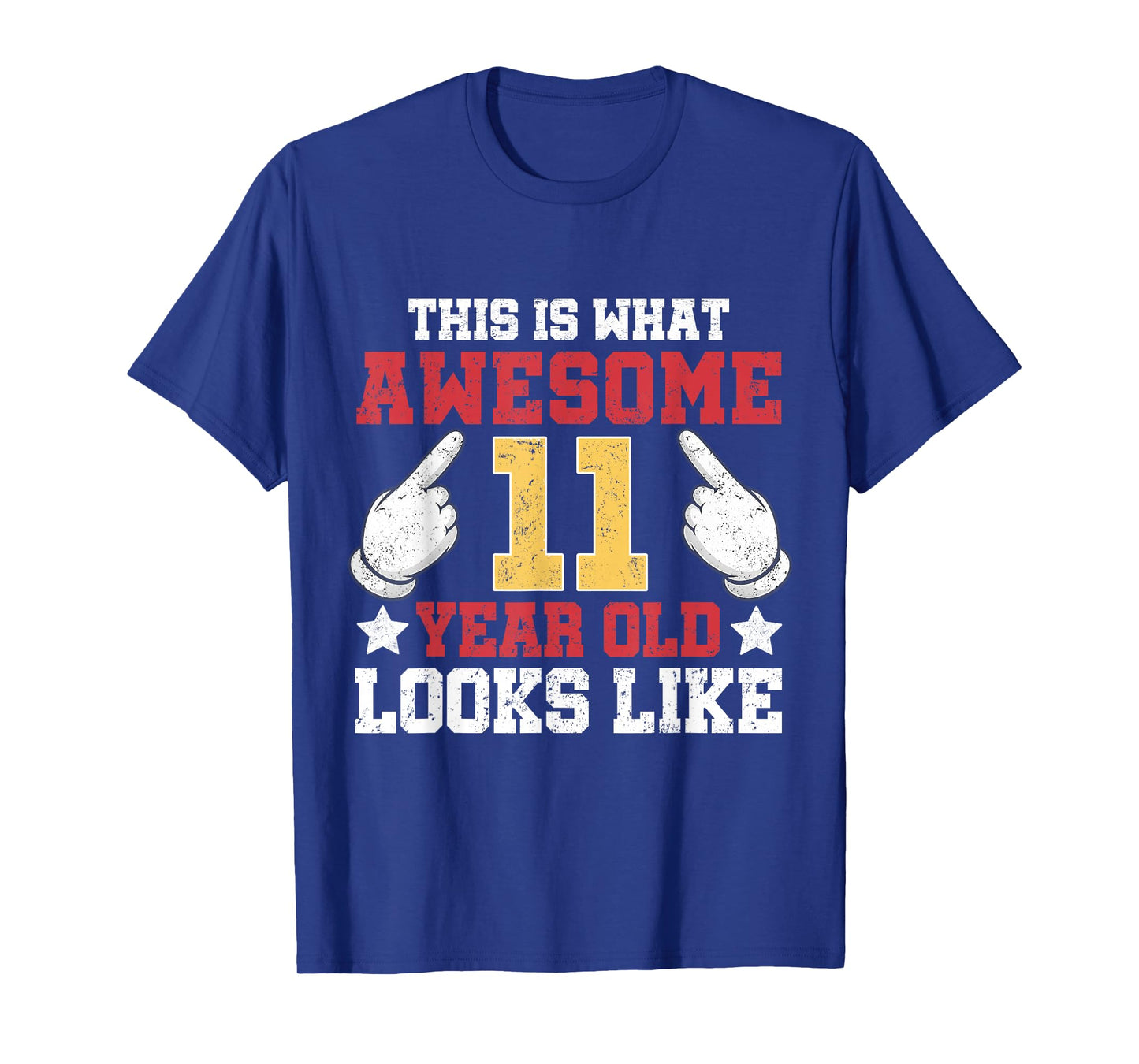 This is What an Awesome 11 Year Old Looks Like 11th Birthday T-Shirt