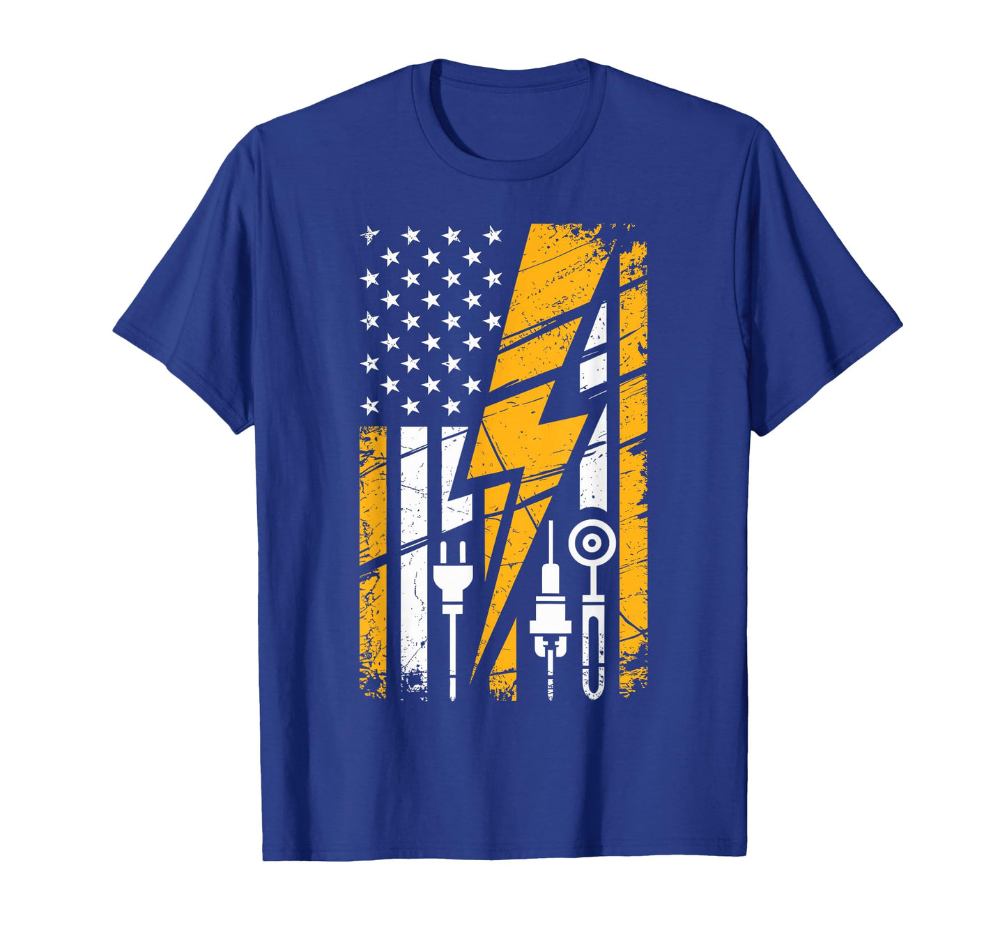 Electrician US Flag Tools for Electricians Vintage T-Shirt