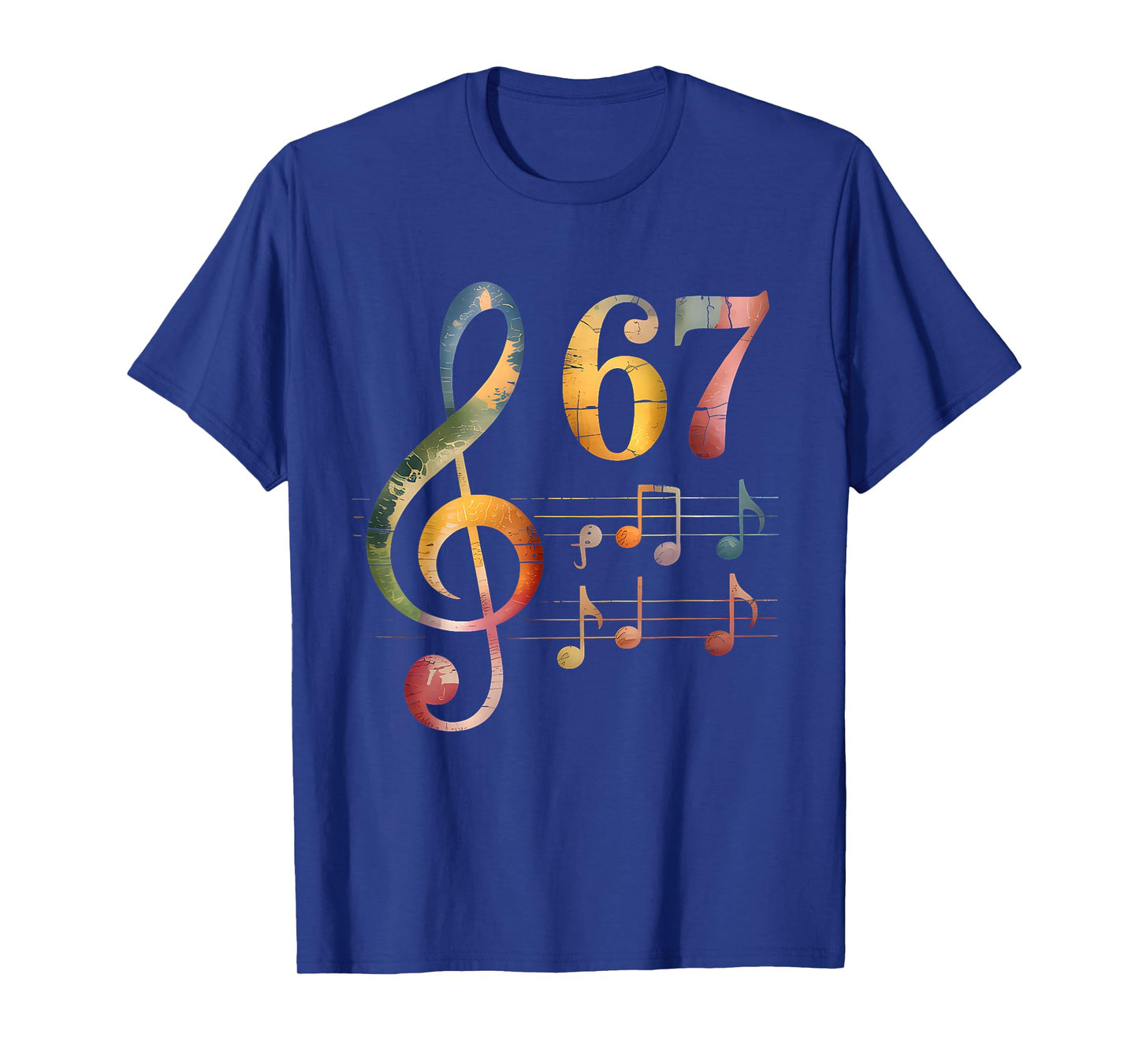 Funny 67 Music Meme Slang Six Seven Music Teacher Musician T-Shirt