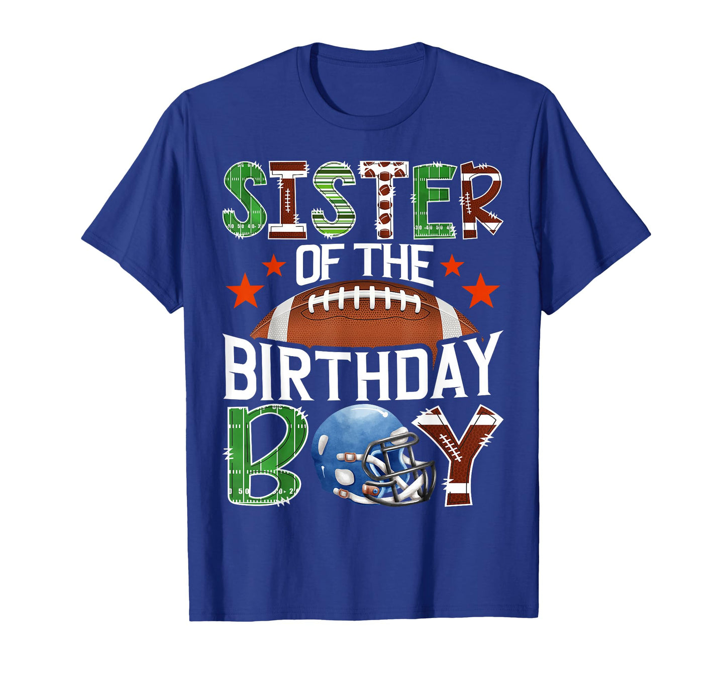 Sister of The Birthday Boy Game Day Football Lover T-Shirt