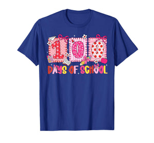 Preppy 100 Days of School 100th Day Coquette Bow Teacher Kid T-Shirt