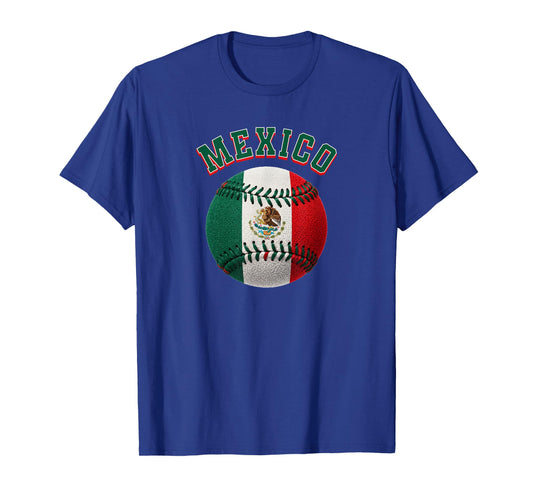 MEX Mexican Flag Béisbol Team Gear Mexico Baseball Player MX T-Shirt