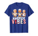 Hospice Vibes Nurse Gingerbread Xmas Stethoscope Christmas T-Shirt