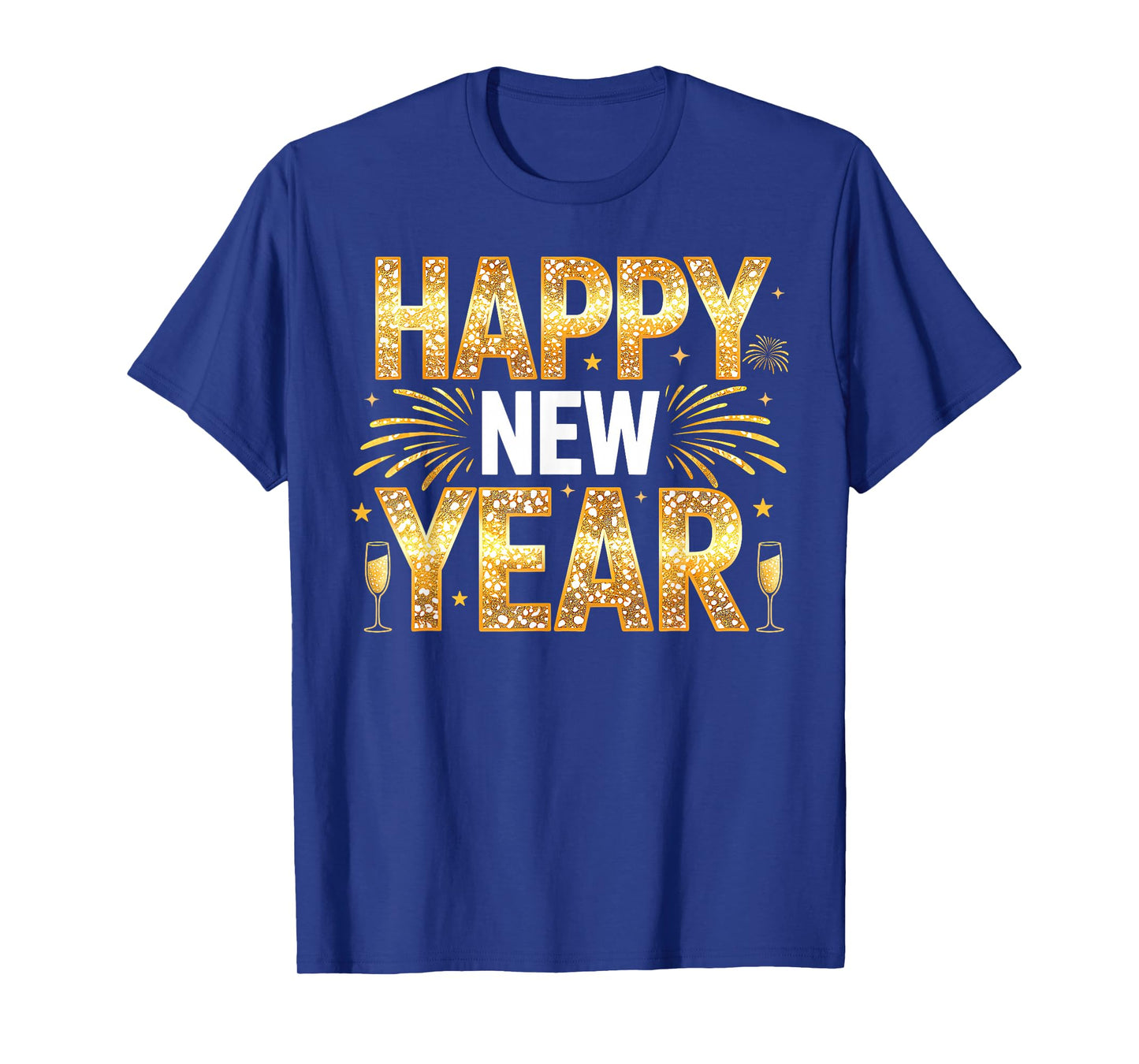 Happy New Year 2026 Party New Years Eve Countdown Fireworks T-Shirt