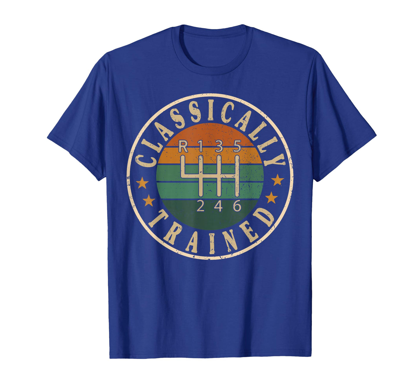 Classically Trained Car Guy Manual Transmission Stick Shift T-Shirt