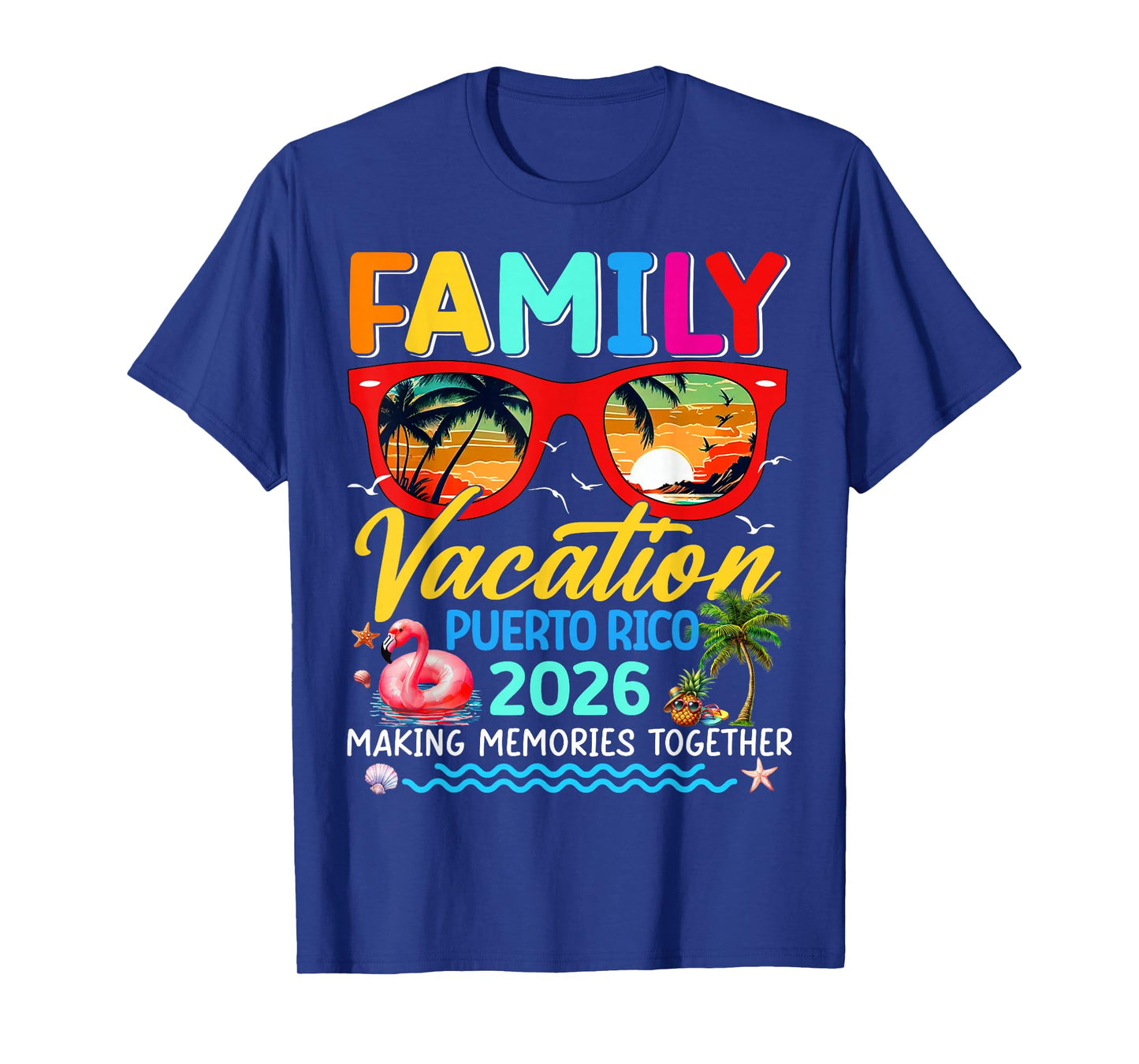 Family Vacation Puerto Rico 2026 Summer Matching Group Trip T-Shirt