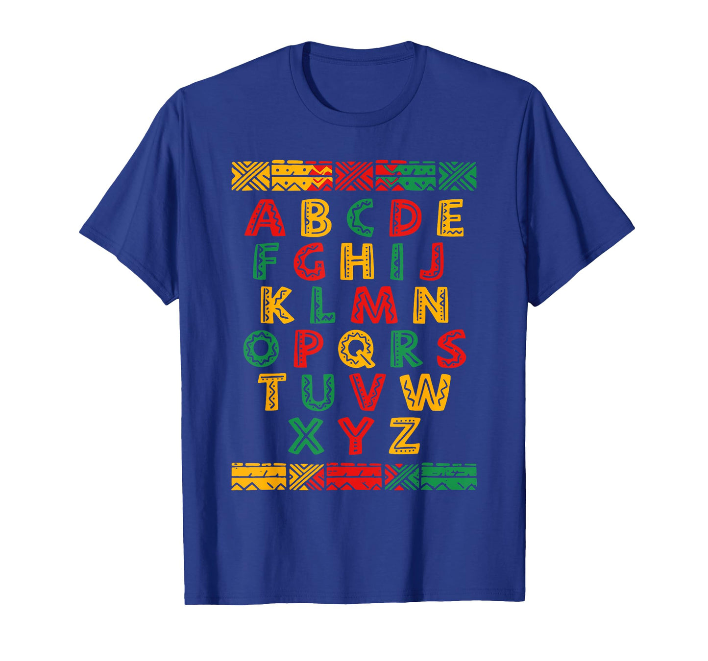 Alphabet ABC Black History Month African American Teachers T-Shirt
