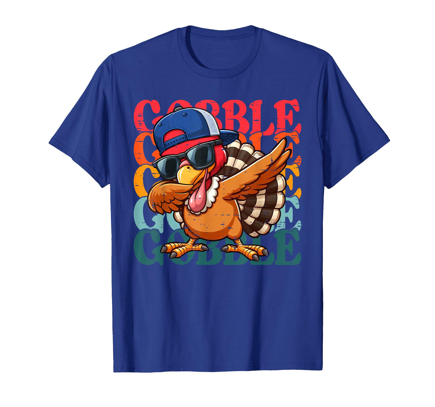 Thanksgiving Shirts Boys Toddler Funny Turkey Dabbing Gobble T-Shirt