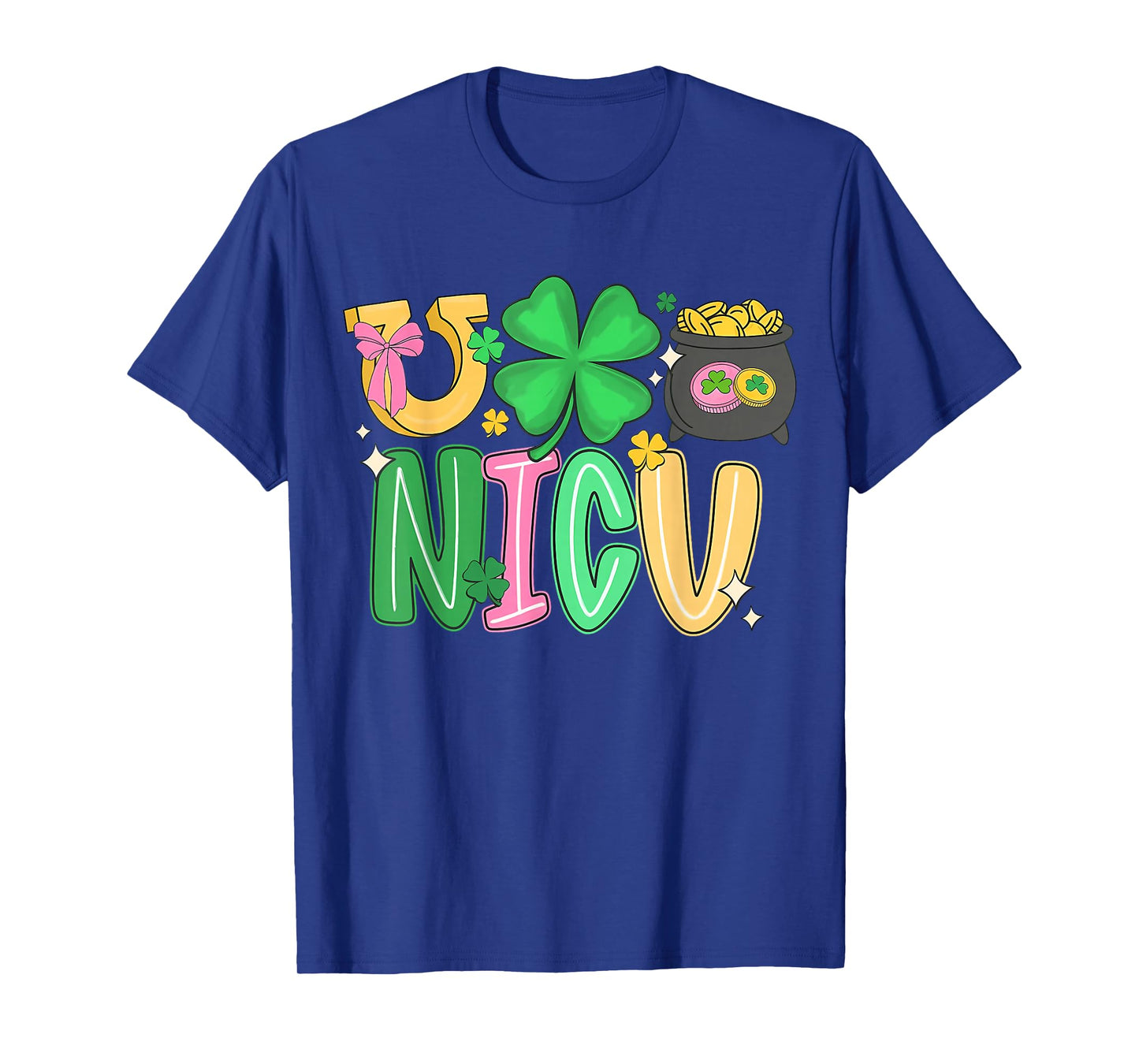 NICU Nurse St Patricks Day Neonatal Intensive Care Unit T-Shirt