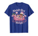 Groovy Pink Christmas Candy Sleigh Girl Gingerbread Holiday T-Shirt