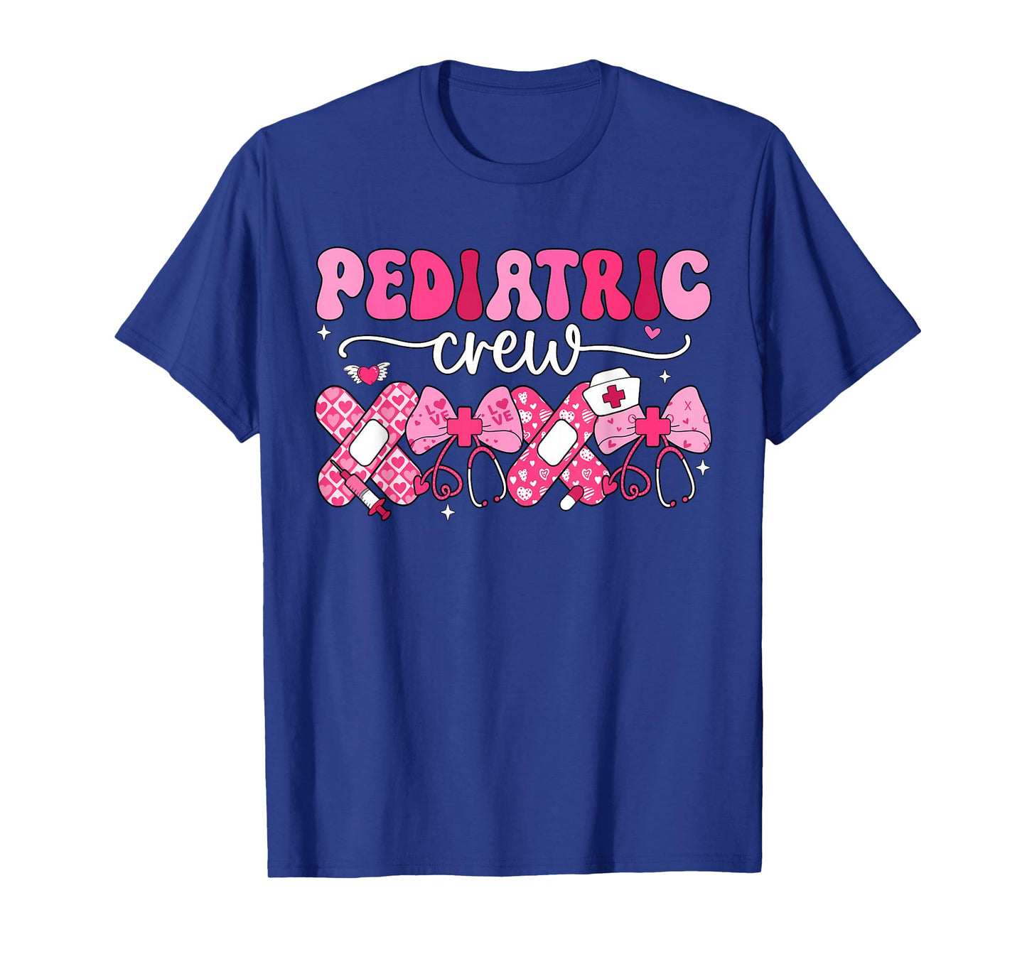 Pediatric Valentines Nurse Crew PEDS Nurse Valentines Day T-Shirt