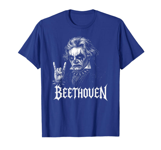 Classical Composer Beethoven Music Death Metal Corpse Paint T-Shirt