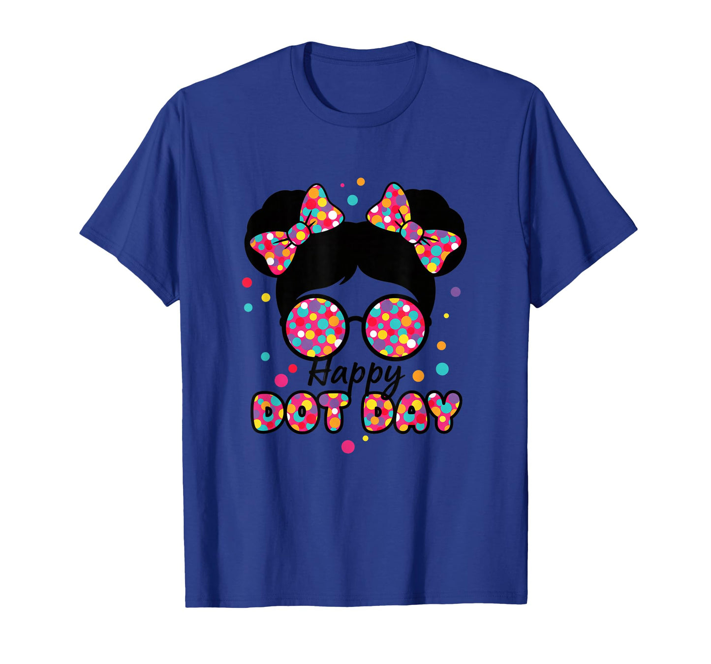 Teacher Happy Dot Day Teacher Colorful Polka Dot Classroom T-Shirt