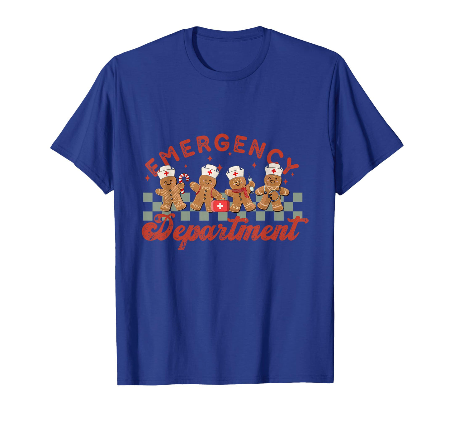 Christmas Emergency Department Nurse Er Ed Emergency Room T-Shirt